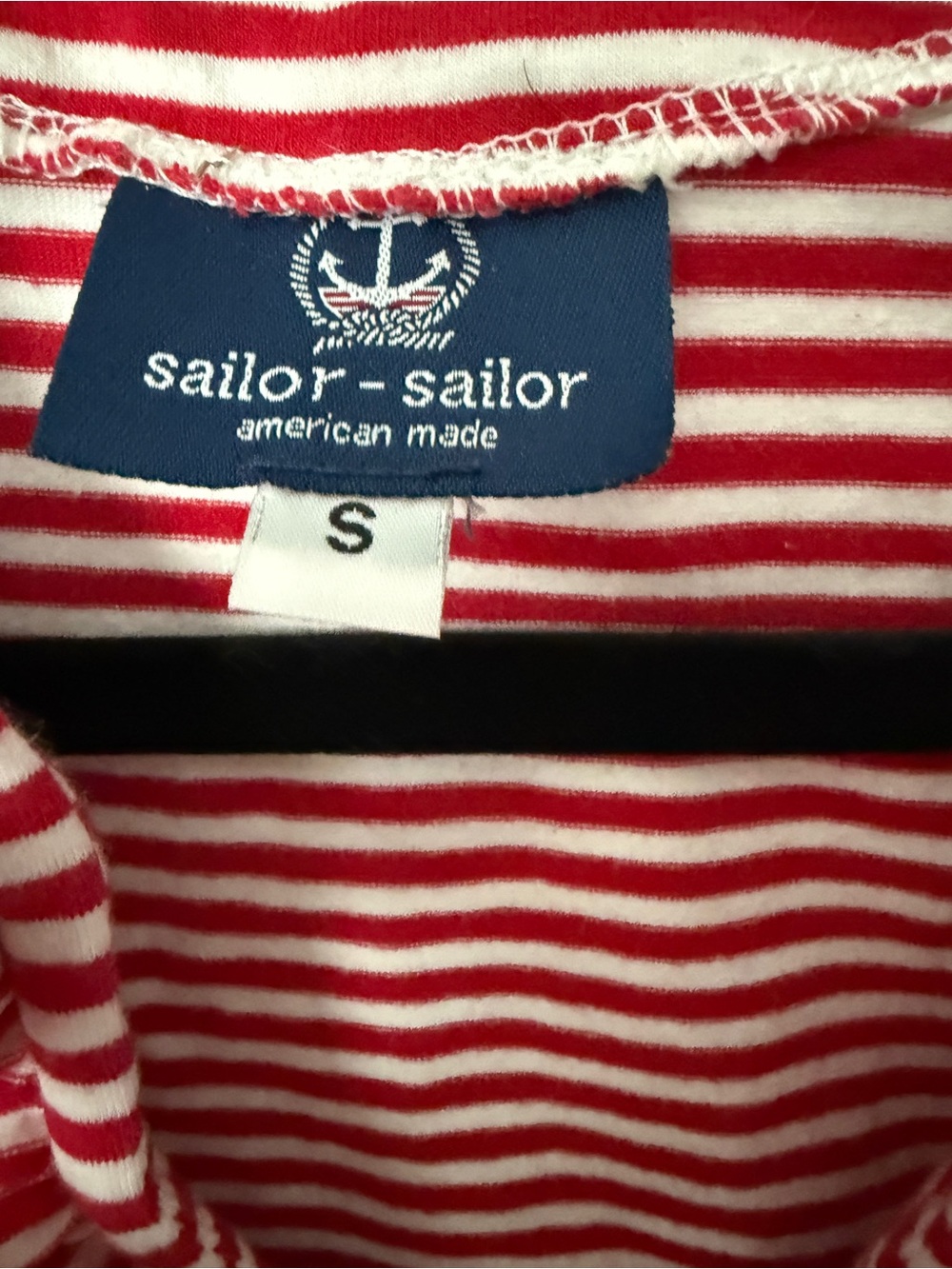 Striped Ruffle V-Neck Tank Dress - Red & White - Picture 2 of 5